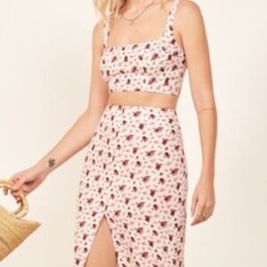 Reformation Holloway Floral Tank Top